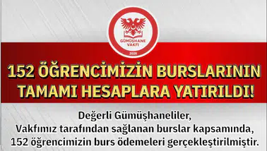 Gümüşhane Vakfı Burs Ödemelerini Tamamladı: 152 Öğrenciye Bayram Müjdesi