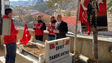 Gümüşhane’nin kahramanlarına vefa: Kabirler tek tek ziyaret edildi
