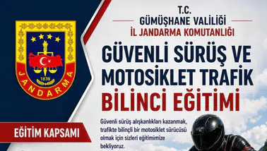 Motosiklet Sürücüleri Bu Eğitimi Kaçırmayın! TürkChopper MC Gümüşhane Destek Veriyor