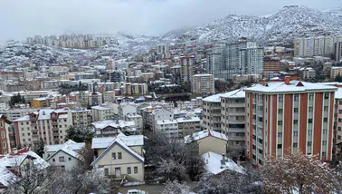 Gümüşhane'de Bahar Dallarına Kar Düştü: Zirai Don Kapıda!