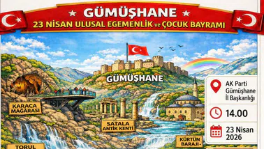 23 Nisan Coşkusu Gümüşhane’de AK Parti Binasında Yaşanacak