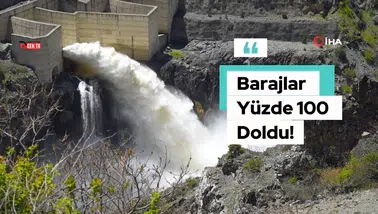 Gümüşhane’de Barajlar Doldu Taştı! Kapaklar Açıldı, Görsel Şölen Başladı