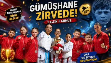 Karate Turnuvasında Gümüşhane Damgası: Altın Kupa Bizim!