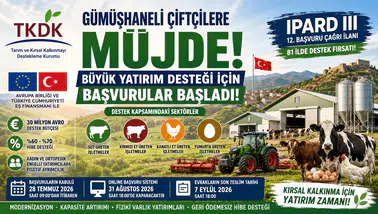 Gümüşhaneli Çiftçilere Müjde: Büyük Yatırım Desteği İçin Başvurular Başladı!