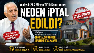 Akçay'dan Gümüşhane Mesleki ve Teknik Anadolu Lisesi Spor Salonu İhalesinin İptaline Tepki