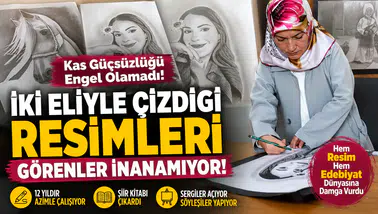 Kelkitli Rukiye Arslan Azmiyle Hem Resim Hem Edebiyat Dünyasına Damga Vurdu