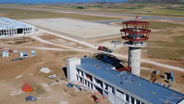 Gümüşhane-Bayburt Havalimanı'nda yüksekten düşen işçi kurtarılamadı