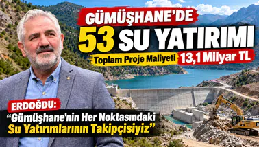 AK Parti İl Başkanı Erdoğdu: "Gümüşhane’nin Her Noktasındaki Su Yatırımlarının Takipçisiyiz"