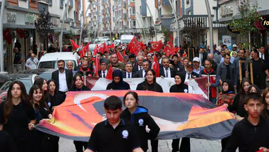 Gümüşhane'de Protokol ve Vatandaşlar Kahraman Gaziler İçin Bir Araya Geldi