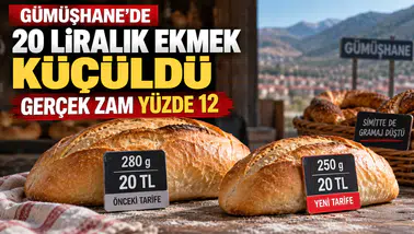 Gümüşhane’de ekmeğe yüzde 12 zam: Yeni fiyatlar belli oldu