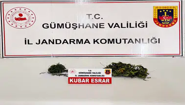 Kelkit'te Uyuşturucu Operasyonu: 63 Gram Kubar Esrar Ele Geçirildi