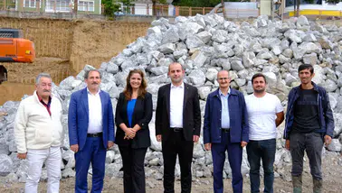 AK Parti Heyetinden Yeni İl Halk Kütüphanesi Projesine Saha İncelemesi