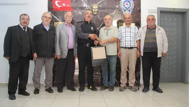 Yeşildere Nuri Dayı Şenliği Derneğinden Emniyet Müdürü Karasakal'a Veda Ziyareti
