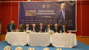 AK Parti Heyeti "Türkiye Yüzyılı Buluşmaları" Kapsamında Gümüşhane’de Saha Çalışması Gerçekleştirdi