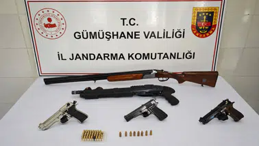 JASAT ve Şiran Jandarmasından İnözü Köyünde Kaçak Silah Operasyonu