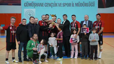 Gümüşhane Kamu Spor Oyunları Futsal Şampiyonu Gümüşhane Valiliği Oldu