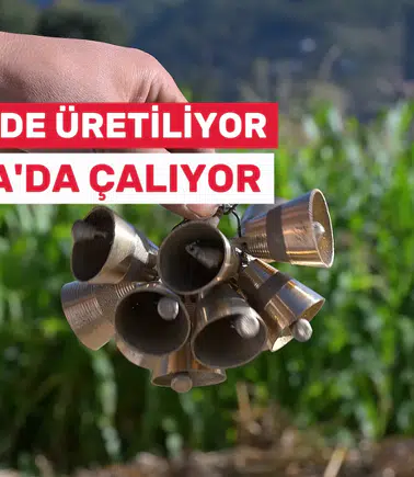 Kürtün'de hurda musluktan el emeğiyle üretilen ziller Avrupa’da çalıyor