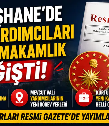 Gümüşhane Vali Yardımcılıkları ve Kürtün Kaymakamlığında Atama Kararları Resmi Gazete'de Yayımlandı
