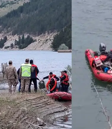 Kürtün Gökçebel Baraj Gölünde Feci Kaza: Araç Baraj Gölüne Uçtu