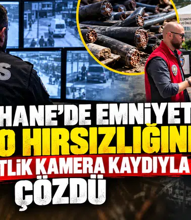 Gümüşhane’de Emniyet, kablo hırsızlığını 520 saatlik kamera kaydıyla çözdü