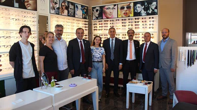 Şiran’ın ilk gözlükçüsü açıldı