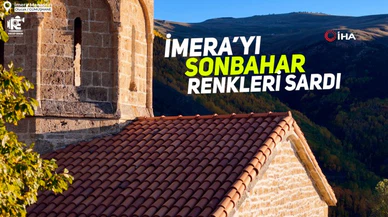 Sonbaharın eşsiz renkleri İmera Manastırı’nı sardı