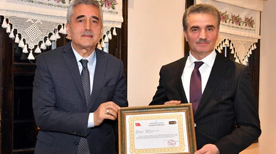 Gümüşhane basınının çınarlarından Engin Doğru için veda töreni