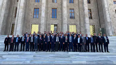 MHP Gümüşhane Teşkilatı TBMM grup toplantısında gövde gösterisi yaptı