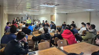 Gümüşhane'de KYK Yurtlarındaki öğrencilere KADES eğitimi