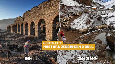 Gümüşhane'nin usta objektifi Mustafa Zengin’den çifte ödül