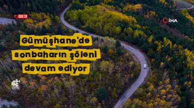 Gümüşhane'nin Alpleri aratmayan sonbahar güzelliği