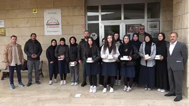Gazze’ye duyarlılık gösteren Kelkitli öğrencilere anlamlı hediye