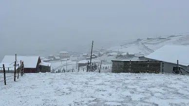 Gümüşhane’nin yüksek kesimleri kara teslim oldu