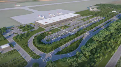 Havalimanı inşaatı hızla ilerliyor: 2026’da tamamlanacak