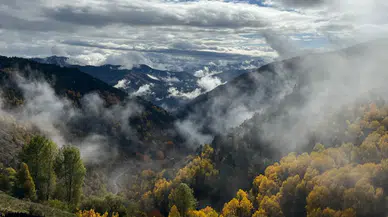 Gümüşhane'de yağmur sonrası nefes kesen güzellik