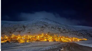 Kazıkbeli Yaylası beyaza büründü! Kış manzarası kartpostallık görüntülerle geldi