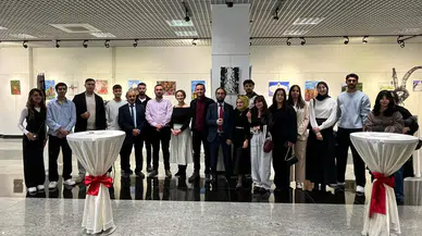 Gümüşhane ve Bayburt arasında sanat köprüsü: Geleceğin ressamlarından Öğretmenler Günü’ne özel sergi