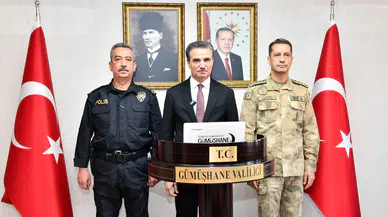 Vali Baruş “Huzur şehri” Gümüşhane’nin asayiş rakamlarını açıkladı