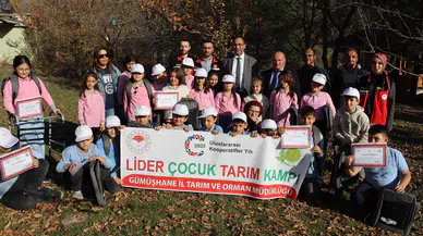 Gümüşhane’de Lider Çocuklar Tarımı Yerinde Öğrendi