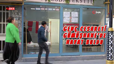 Genç cesareti Gümüşhane’de hayat buldu