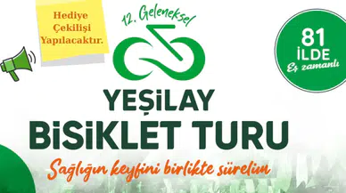 Yeşilay Bisiklet Turu 1 Haziran’da yapılacak