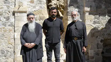 Yunan keşişlerden Hutura Kilisesi'ne ziyaret