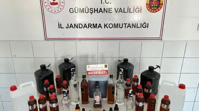 Kelkit’te sahte alkol yapanlar Jandarma’dan kaçamadı