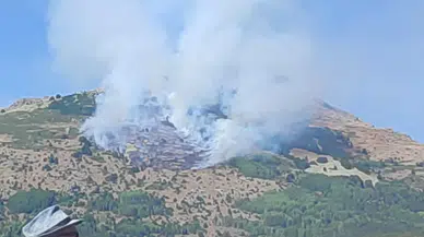 Şiran’da Korkutan Yangın: Kros Motorlarla Söndürme Seferberliği