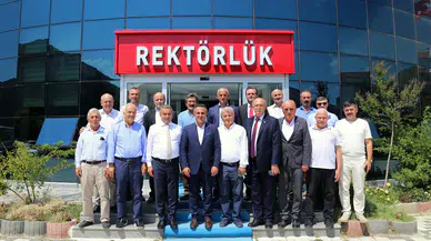 GÜSİAD ve GÜKAV Heyetinden Rektör Yıldız’a ziyaret