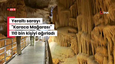 Gümüşhane'nin "Yeraltı Sarayı" 110 bin ziyaretçiyi ağırladı
