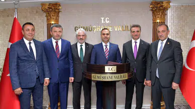 Bakan Kacır Gümüşhane'de