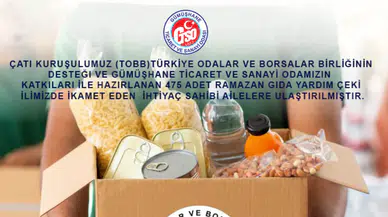 GTSO’dan 475 aileye ramazan yardımı