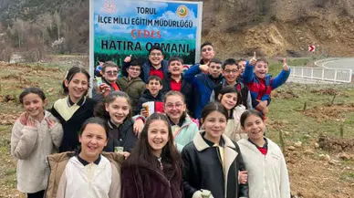 Torul’da Eğitime Yeşil Dokunuş: ÇEDES Hatıra Ormanı Kuruldu