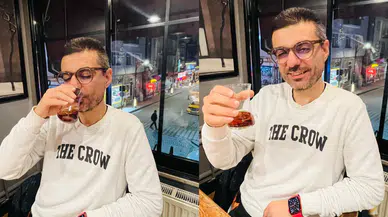 40 yıl sonra ilk kez çay içti!